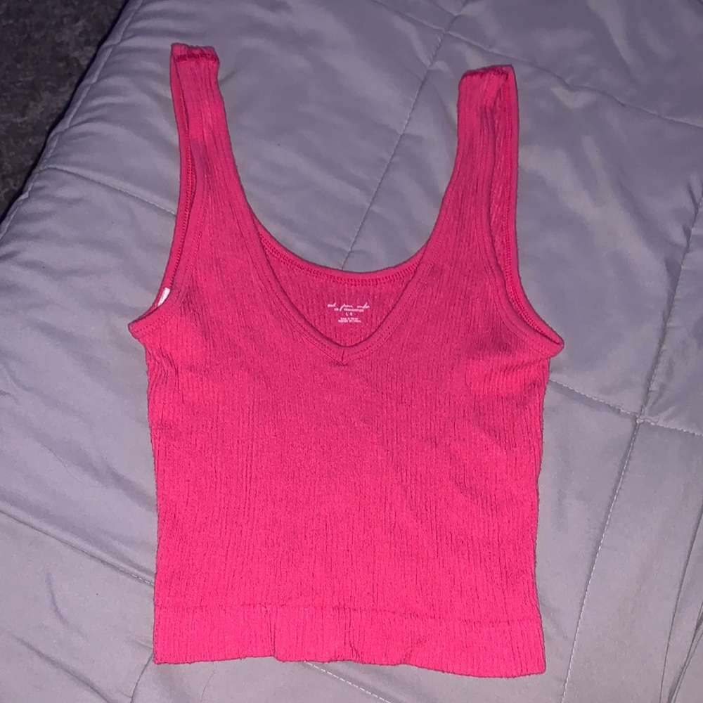 Out from Under Urban Outfitters hot pink tank top